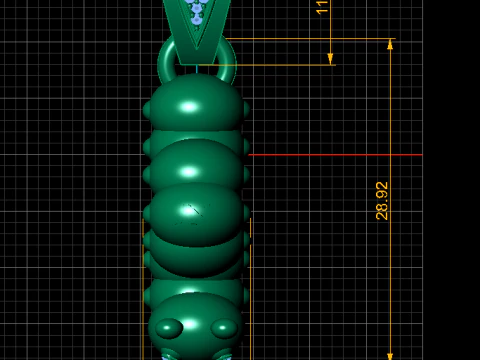 INSERT GOLD PENDANT 3D Print Model