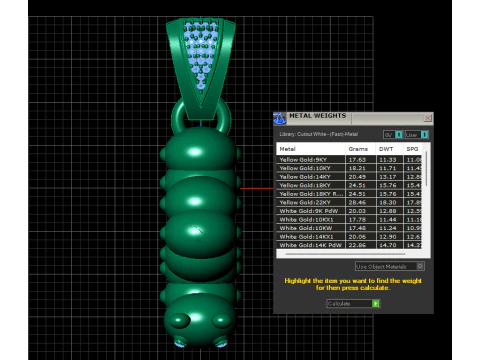 INSERT GOLD PENDANT 3D Print Model