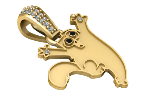 GHOST PENDANT 3D Print Model