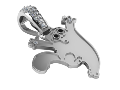 GHOST PENDANT Model Cetak 3D