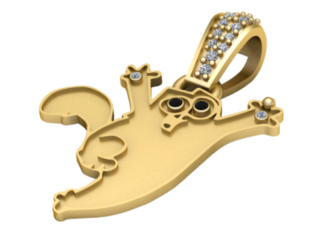 GHOST PENDANT Model Cetak 3D