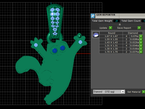 GHOST PENDANT Model Cetak 3D