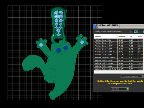 GHOST PENDANT Model Cetak 3D
