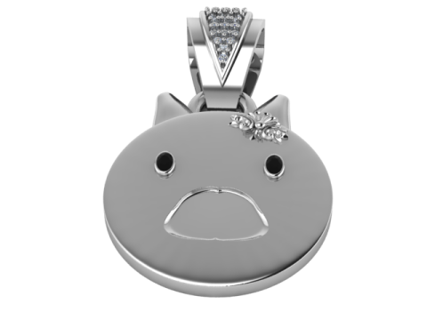 CAT FACES PENDANT 3D Принт Модель