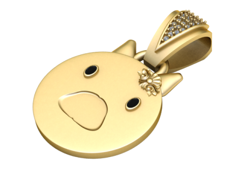 CAT FACES PENDANT 3D Принт Модель
