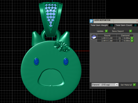 CAT FACES PENDANT 3D Принт Модель