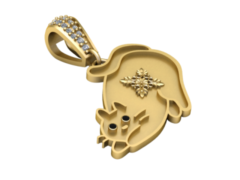 CAT PENDANT 3D 打印模型