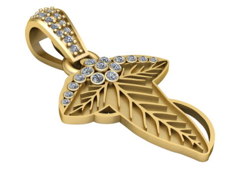 LEAVES PENDANT 3D Baskı Modeli
