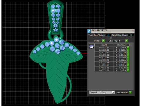 LEAVES PENDANT 3D Baskı Modeli