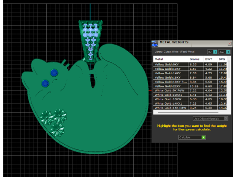 CAT PENDANT 3D 打印模型