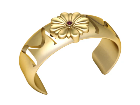 3D GOLD RING 3D Print Model