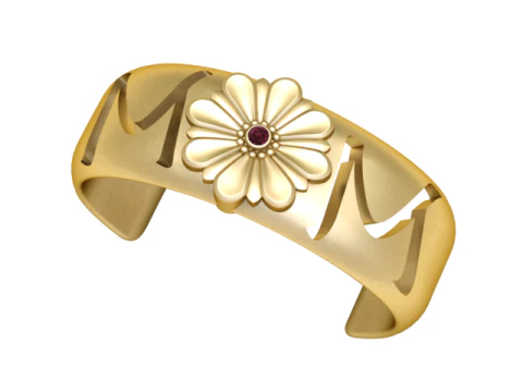 3D GOLD RING 3D Print Model