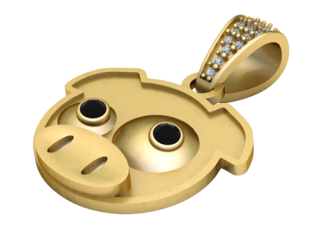 FACES PENDANT 3D Print Model