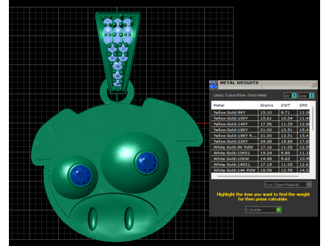 FACES PENDANT Modello di stampa 3D