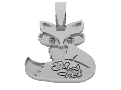 CAT GOLD PENDANT 3D Принт Модель