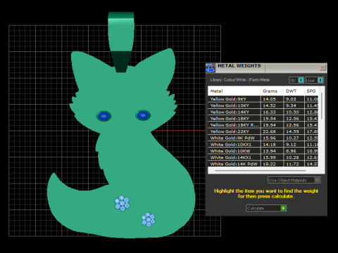 CAT GOLD PENDANT 3D Принт Модель