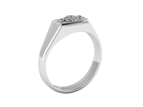 3D GOLD RING 3Dプリントモデル
