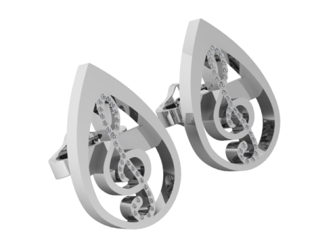 3D GOLD EARRING 3D Принт Модель