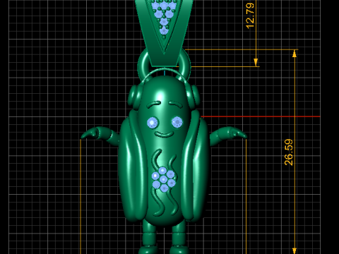 FUNNY PENDANT 3D Принт Модель