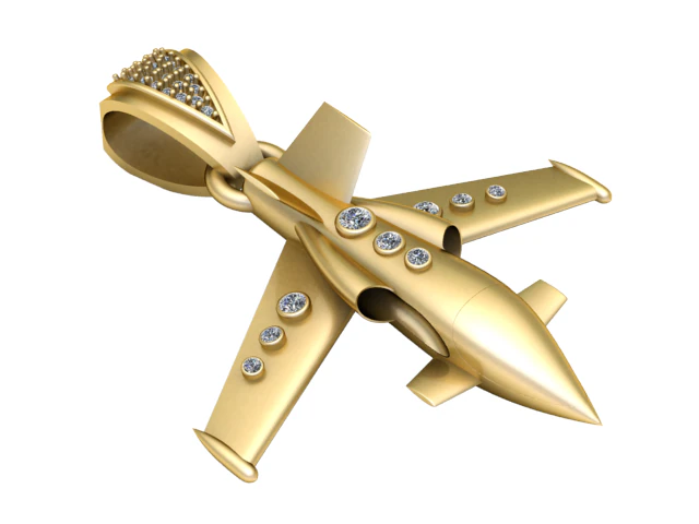 AROPLANE PENDANT 3D Print Model .c4d .max .obj .3ds .fbx .stl .blend 