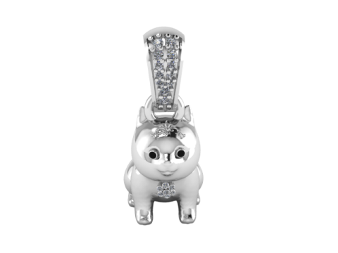 DOG PENDANT 3D प्रिंट मॉडल