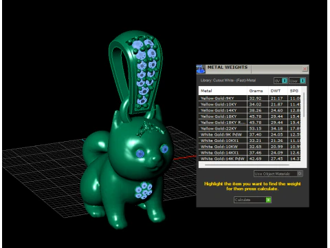 DOG PENDANT 3D Print Model