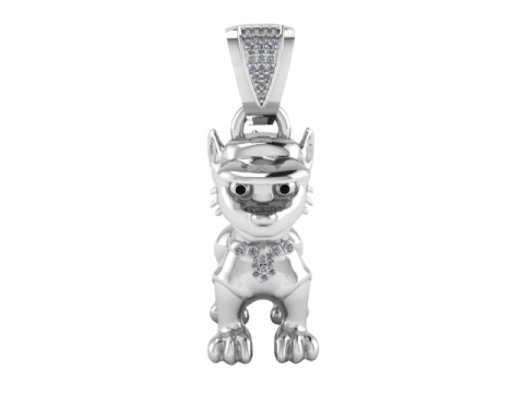 Dog Pendant Modello di stampa 3D