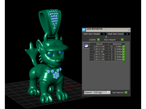 Dog Pendant Modello di stampa 3D