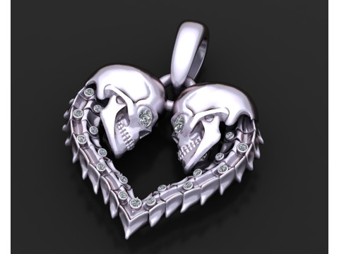 HEART PENDANT Model Cetak 3D