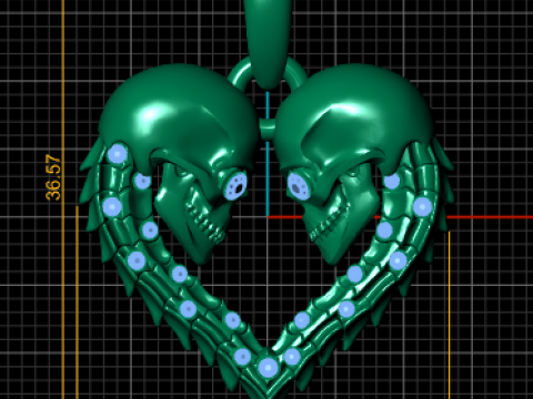 HEART PENDANT Model Cetak 3D