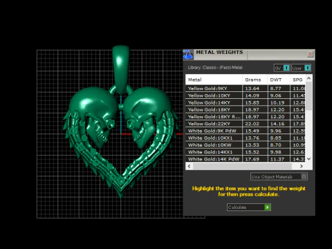 HEART PENDANT 3D Print Model