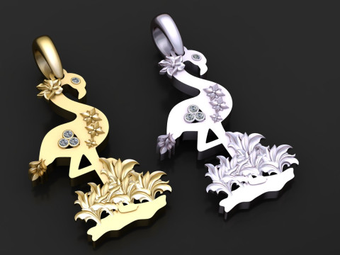ANIMALS PENDANT 3D 프린트 모델