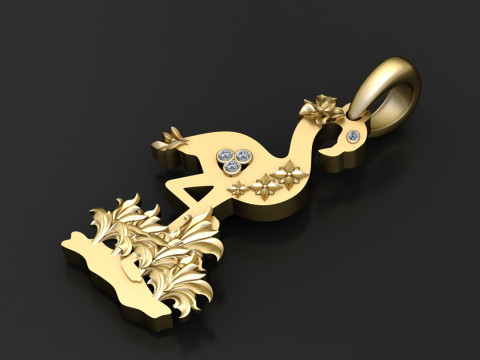 ANIMALS PENDANT 3D 打印模型