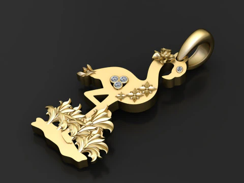 ANIMALS PENDANT 3D Print Model