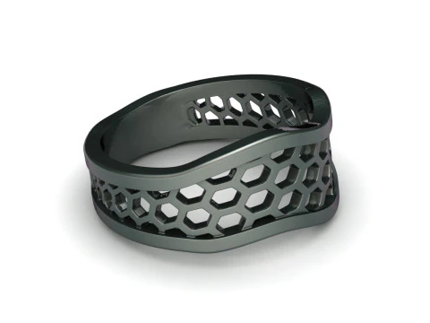 3D GOLD RING 3D Print Model