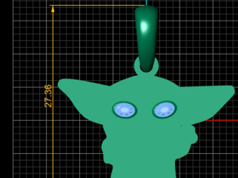 CAT GOLD PENDANT 3D Print Model