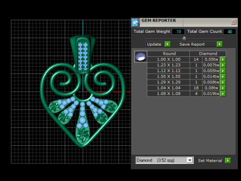 HEART PENDANT Modelo de Impressão 3D