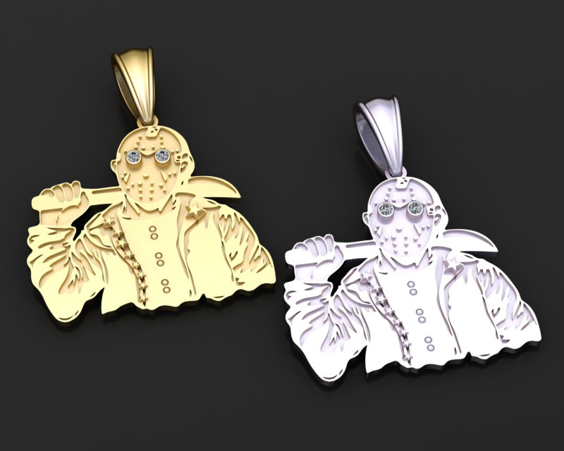 DANGER BOY PENDANT 3D Print Model .c4d .max .obj .3ds .fbx .stl .blend