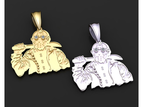 DANGER BOY PENDANT 3D 프린트 모델