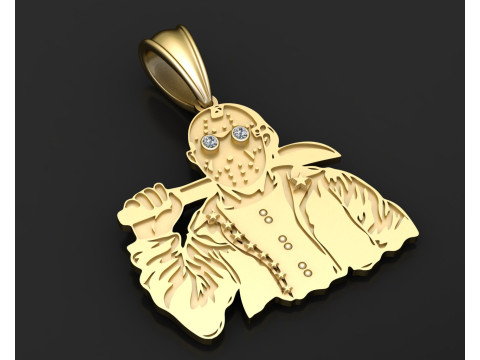 DANGER BOY PENDANT 3D Print Model