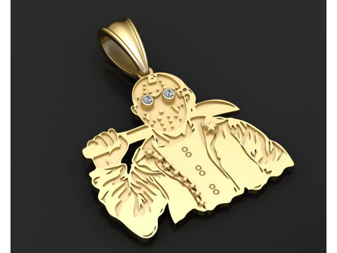 DANGER BOY PENDANT 3D Print Model