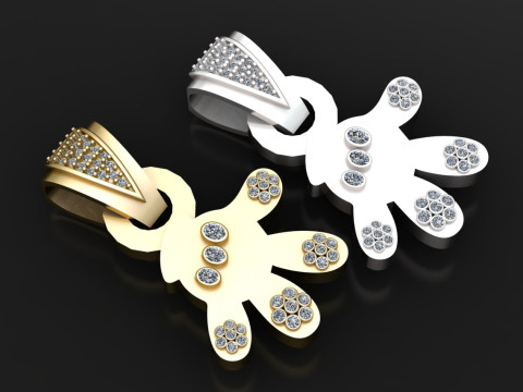 HEND PENDANT 3D 프린트 모델