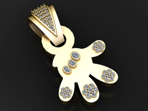 HEND PENDANT 3D Print Model