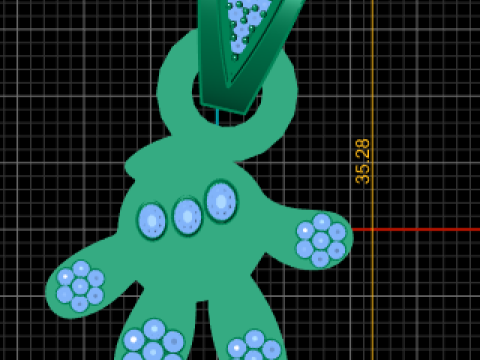 HEND PENDANT 3D Print Model