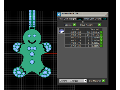 3D GOLD BEAR PENDANT Modèles 3D en vedette