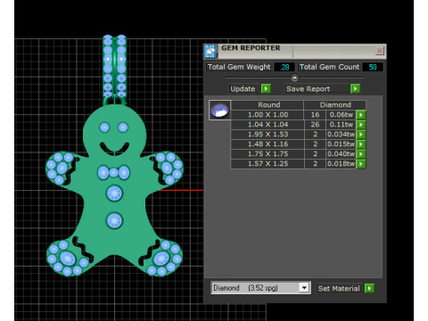 3D GOLD BEAR PENDANT 3D Print Model