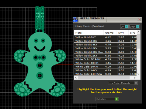 3D GOLD BEAR PENDANT Modèles 3D en vedette