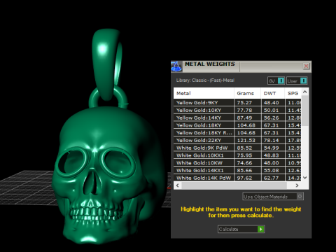 SKULL FACES PENDANT 3D 打印模型