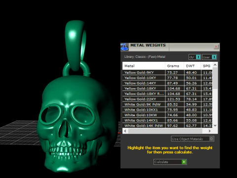 SKULL FACES PENDANT 3D Print Model