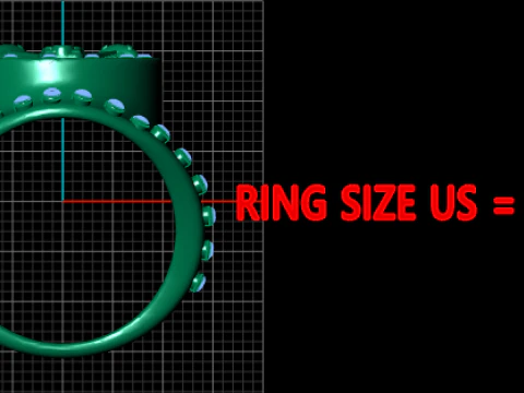 3D GOLD RING 3D Print Model